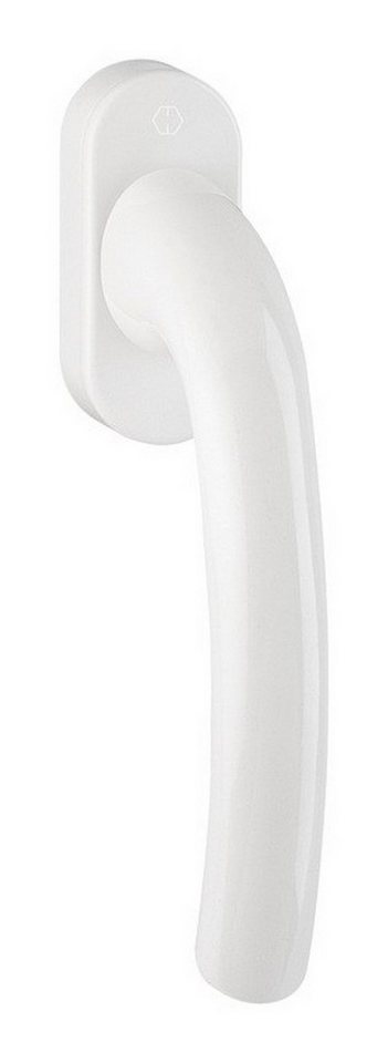 HOPPE Fensterbeschlag duraPlus / Tokyo 0710/U26, Aluminium-Dreh-/Kipp (Stift 32 mm) - verkehrsweiß von HOPPE