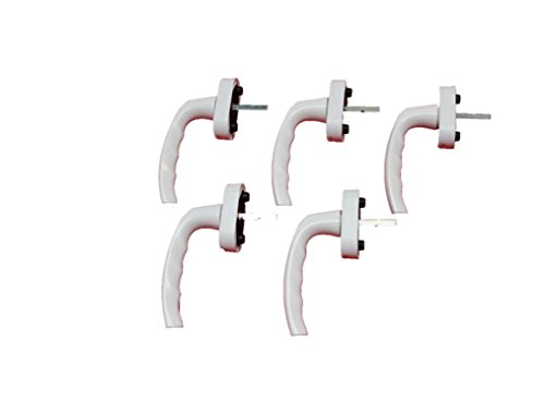 HOPPE Fenstergriff/-Olive Secuslik Atlanta weiß 5 Stück –Aluminium weiß – inkl. Befestigungsschrauben 10 Stück für Dreh-/Kippfenster - UPR logo HOPPE Fenstergriff/-Olive Secuslik Atlanta weiß 5 Stück –Aluminium weiß – inkl. Befestigungsschrauben 10 Stück für Dreh-/Kippfenster - UPR logo von HOPPE