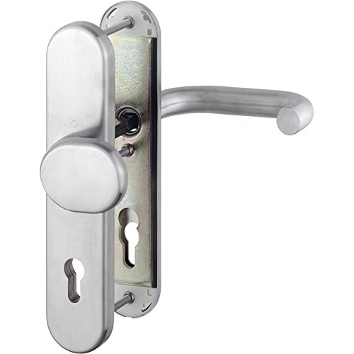 HOPPE Haustür Eingangstür Wechselgarnitur PARIS - Ö-Norm Entfernung 88mm, Edelstahl matt, Langschild Profilzylinder für Türstärke 67-72mm, ohne Kernziehschutz, Prüfung: RC2 nach EN 1906, 1 Stück Sicherheitsbeschlag HOPPE Haustür Eingangstür Wechselgarnitur PARIS - Ö-Norm Entfernung 88mm, Edelstahl matt, Langschild Profilzylinder für Türstärke 67-72mm, ohne Kernziehschutz, Prüfung: RC2 nach EN 1906, 1 Stück Sicherheitsbeschlag von HOPPE