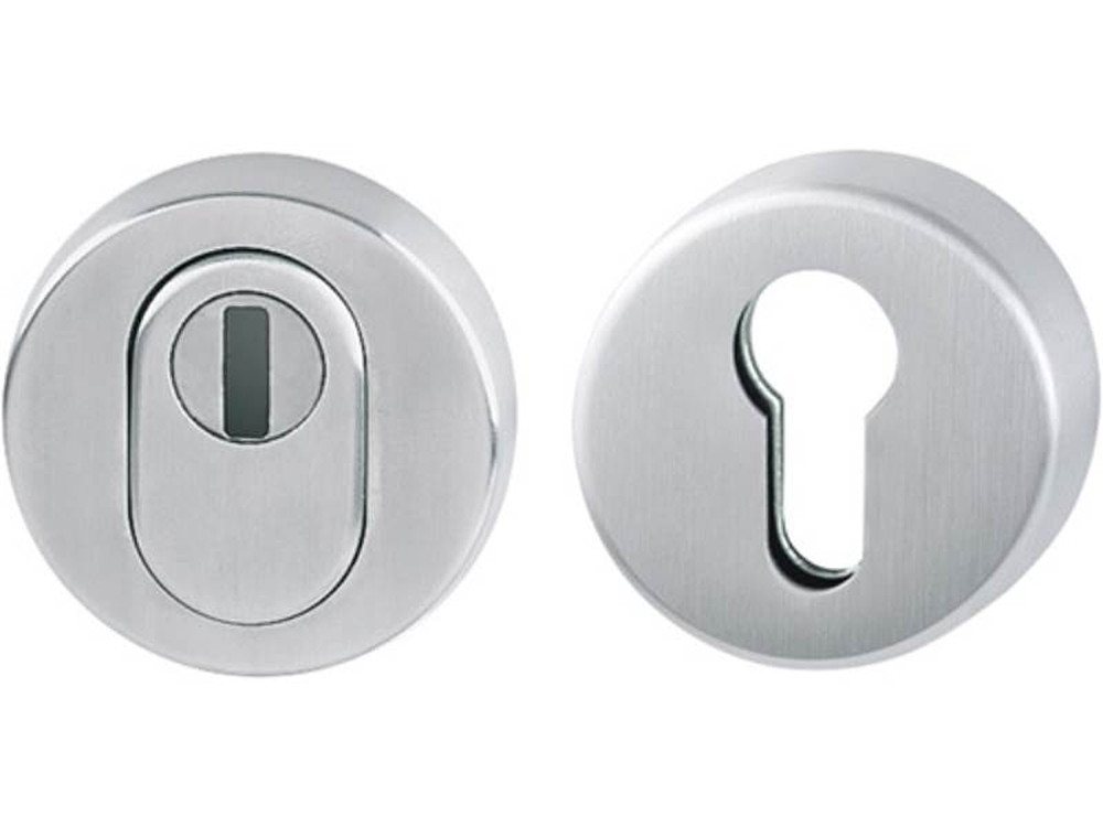 HOPPE Rosette HOPPE 11537176 Schutzrosettenpaar E42ZNSB-ZA/42HS Edelstahl F69 rund m von HOPPE