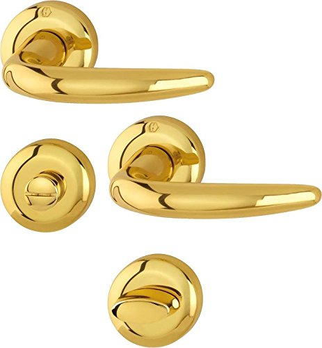 HOPPE Rosetten-Garnitur 'Atlanta' Messing poliert M1530/23KV/23KVS - 2133376 HOPPE Rosetten-Garnitur 'Atlanta' Messing poliert M1530/23KV/23KVS - 2133376 von HOPPE