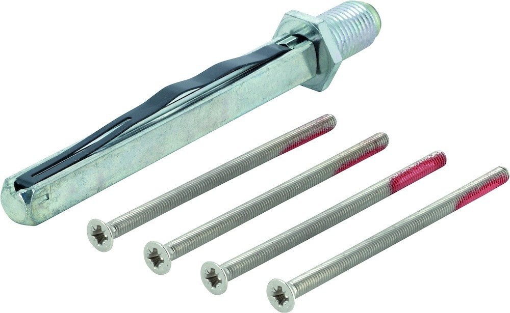 HOPPE Türbeschlag HOPPE FH Befestigungsset Sertos KN/GR Ros., M4x75, VK 9,TS 65-70 vz von HOPPE