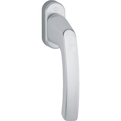 Hoppe 10774659 Fenstergriff LIÈGE-verdeckt geschraubt, 7x40, Silber eloxiert, von Hoppe