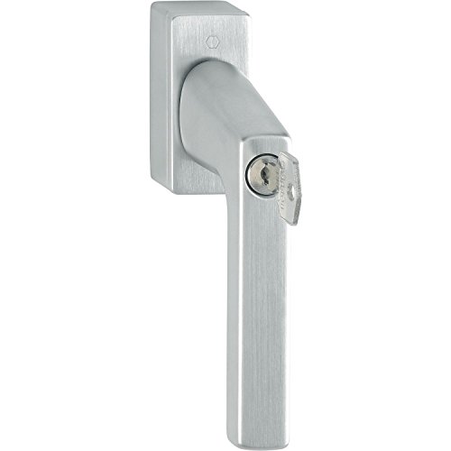 Hoppe 11729557 Fenstergriff Dallas-Secustic mit Sperrzylinder, VK 7 x 32-42 mm, verchromt matt, Hoppe 11729557 Fenstergriff Dallas-Secustic mit Sperrzylinder, VK 7 x 32-42 mm, verchromt matt, von HOPPE