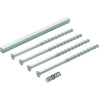 Hoppe - FT-Vierkantstift, 7x125mm, gr/gr, für Fenstergriff, Eisen verzinkt, 63-73 von HOPPE