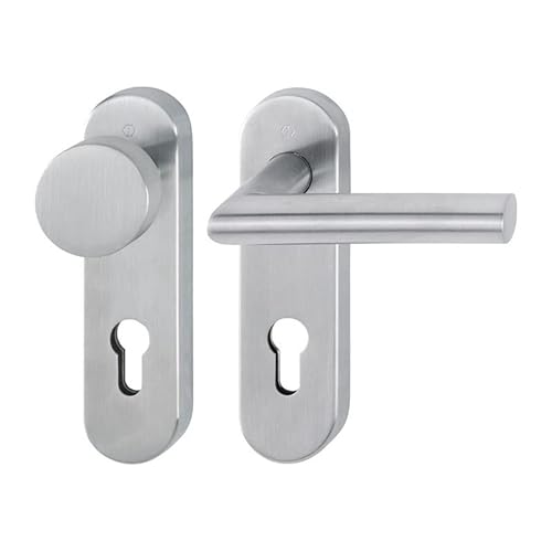 HOPPE 10721522, Edelstahl matt Objekt Wechselgarnitur AMSTERDAM auf Kurzschild PZ HOPPE 10721522, Edelstahl matt Objekt Wechselgarnitur AMSTERDAM auf Kurzschild PZ von HOPPE