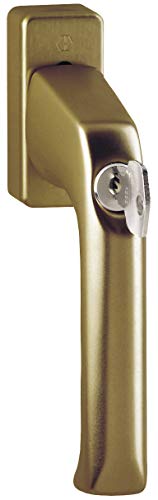 Hoppe London Aluminium Fenstergriff abschließbar F4 Bronze Secu100 013S/U34 (100 Nm), 1929840 von HOPPE