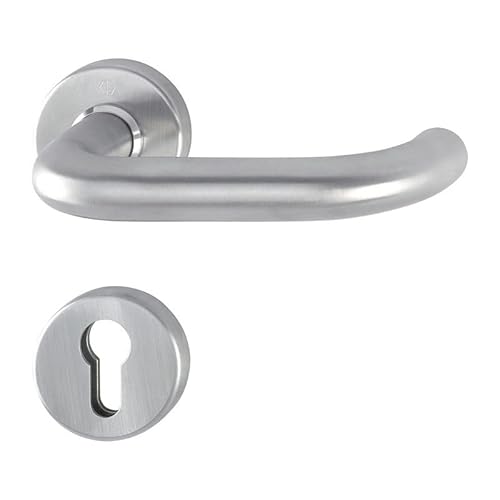 HOPPE Rosetten-Halbgarnitur Paris E138Z/42/42S VA F69 4-KT. 8mm f. Kombischutz von HOPPE