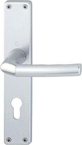 HOPPE Langschild-Garnitur 'Birmingham' Aluminium Natur 1117/202SP - 3102627 von HOPPE