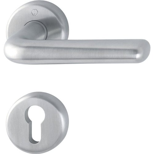 Hoppe Türgriff-Garnitur (beidseits Griff) Edelstahl E1730Z/17KV/17KVS Helsingborg von HOPPE