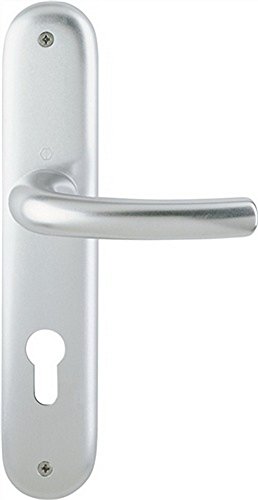 Hoppe Tokyo Aluminium Langschildgarnitur F1 Natur 1710/273P, PZ Profilzylinder von HOPPE