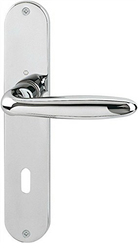 Langschild-Drückergrt. Verona M151/302 DIN EN 1906 OB VK 8mm Entf. 72mm Ms. F49 von HOPPE