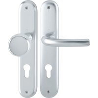 Hoppe - Langschildgarnitur Tôkyô 53/273P/1710 Aluminium F1 pz 72 mm din links / rechts von HOPPE