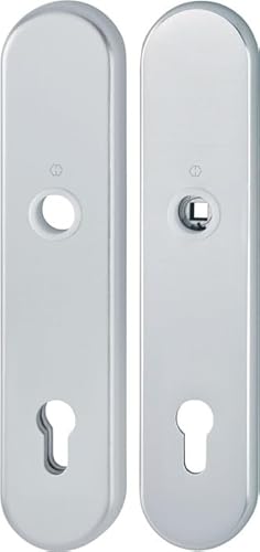 Langschildpaar F1 Alu.silberfarben F1 PZ 92mm HOPPE Langschildpaar F1 Alu.silberfarben F1 PZ 92mm HOPPE von HOPPE