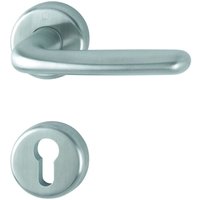 [NEUWERTIG] B-Ware Hoppe Drückergarnitur Türbeschlag Zimmertür Edelstahl F69 Pz Din Cardiff 37 42mm von HOPPE