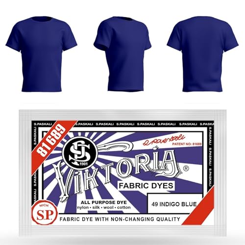 VIKTORIA Textilfarbe waschmaschinenfest (59 FARBEN) - stofffarbe, färbemittel textilien, stofffarben waschfest, textil farbe, kleidung färben von HOPS