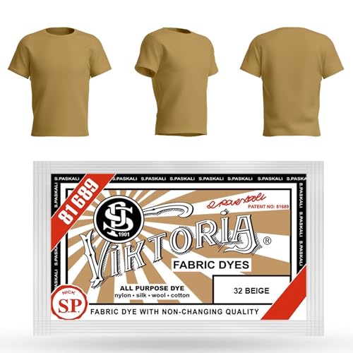 VIKTORIA Textilfarbe waschmaschinenfest (59 FARBEN) - stofffarbe, färbemittel textilien, stofffarben waschfest, textil farbe, kleidung färben von HOPS