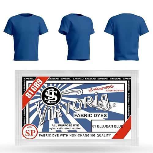 VIKTORIA Textilfarbe waschmaschinenfest (59 FARBEN) - stofffarbe, färbemittel textilien, stofffarben waschfest, textil farbe, kleidung färben von HOPS