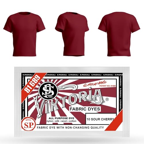 VIKTORIA Textilfarbe waschmaschinenfest (59 FARBEN) - stofffarbe, färbemittel textilien, stofffarben waschfest, textil farbe, kleidung färben von HOPS