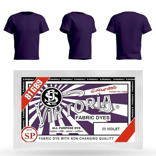 VIKTORIA Textilfarbe waschmaschinenfest (59 FARBEN) - stofffarbe, färbemittel textilien, stofffarben waschfest, textil farbe, kleidung färben von HOPS