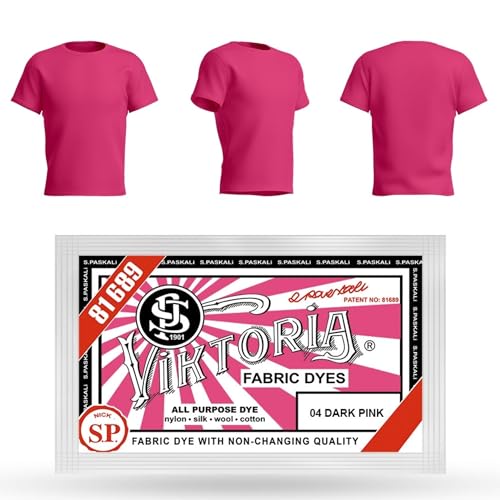 VIKTORIA Textilfarbe waschmaschinenfest (59 FARBEN) - stofffarbe, färbemittel textilien, stofffarben waschfest, textil farbe, kleidung färben von HOPS
