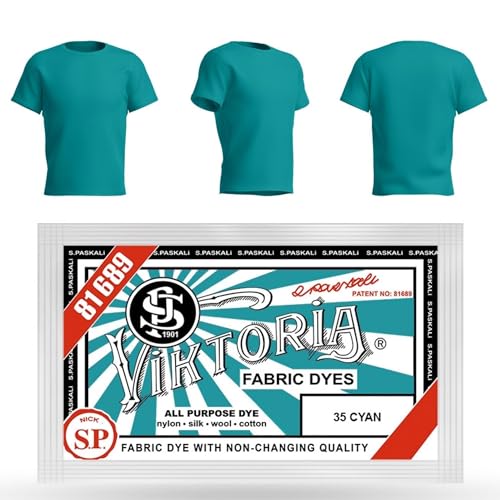 VIKTORIA Textilfarbe waschmaschinenfest (59 FARBEN) - stofffarbe, färbemittel textilien, stofffarben waschfest, textil farbe, kleidung färben von HOPS