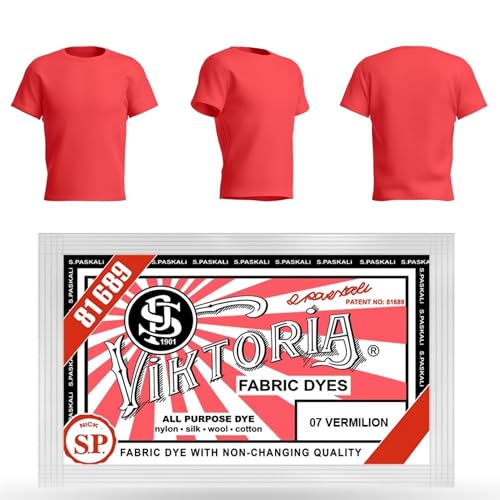 VIKTORIA Textilfarbe waschmaschinenfest (59 FARBEN) - stofffarbe, färbemittel textilien, stofffarben waschfest, textil farbe, kleidung färben von HOPS