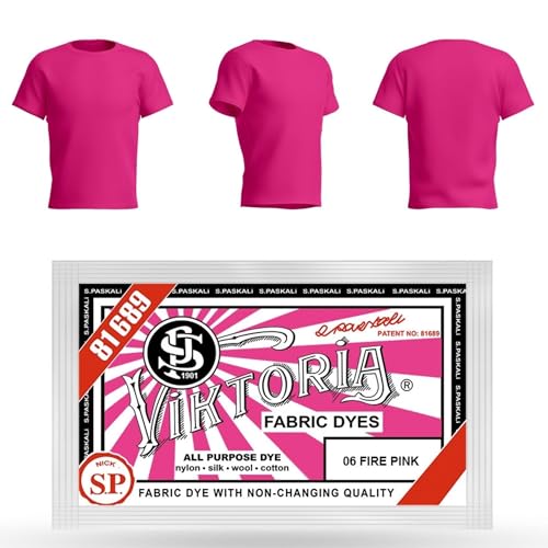 VIKTORIA Textilfarbe waschmaschinenfest (59 FARBEN) - stofffarbe, färbemittel textilien, stofffarben waschfest, textil farbe, kleidung färben von HOPS