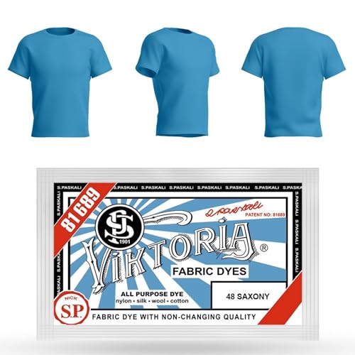 VIKTORIA Textilfarbe waschmaschinenfest (59 FARBEN) - stofffarbe, färbemittel textilien, stofffarben waschfest, textil farbe, kleidung färben von HOPS