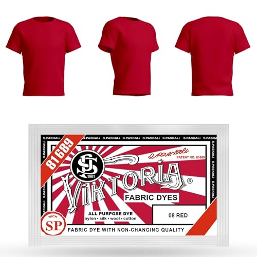 VIKTORIA Textilfarbe waschmaschinenfest (59 FARBEN) - stofffarbe, färbemittel textilien, stofffarben waschfest, textil farbe, kleidung färben von HOPS