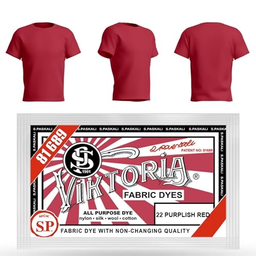 VIKTORIA Textilfarbe waschmaschinenfest (59 FARBEN) - stofffarbe, färbemittel textilien, stofffarben waschfest, textil farbe, kleidung färben von HOPS