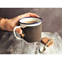 Benutzerdefinierte Leder Emaille Becher Benutzerdefinierte Leder Emaille Becher von HORD