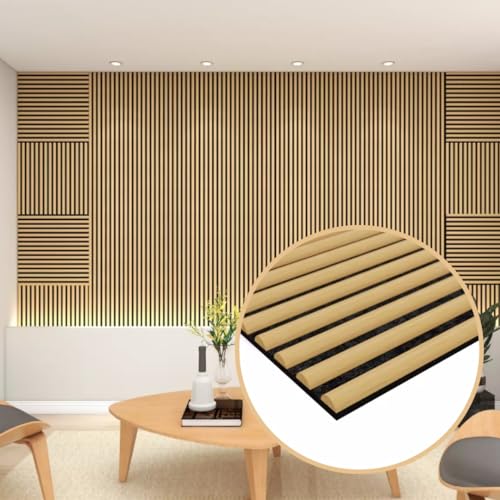 HORI® Akustikpaneele Rundstab Wandpaneele Holz Holzwand Wandverkleidung von HORI