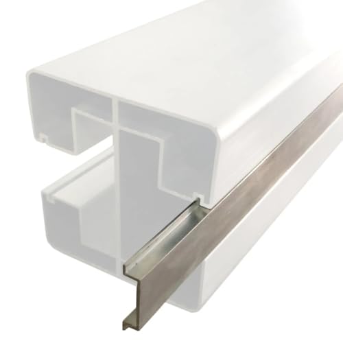 HORI Design Nutleiste aus Aluminium für WPC Sichtschutzzaun im Stecksystem | Passend für HORI Lamellenzaun | Wind- und Sichtschutz für Garten & Terrasse I 110 cm von HORI