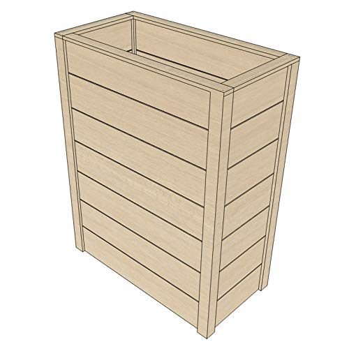 HORI® Hochbeet für den Garten I Gartenbeet, Blumenkasten aus Holz I Modell 60 x 30 cm | Trier I nur Imprägnierung von HORI