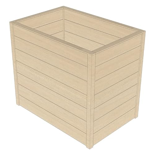 HORI® Hochbeet für den Garten I Gartenbeet, Blumenkasten aus Holz I Modell Erfurt (60x90) I Natur von HORI