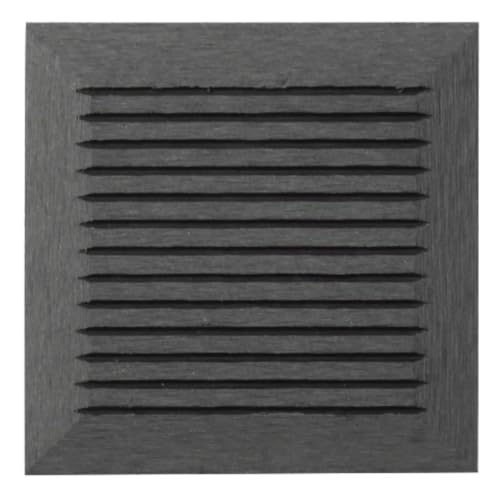 HORI® WPC Pfostenkappe 12 × 12 cm braun – Schutzkappe, Abdeckung, abschluss, für Sichtschutz"zaun Pfosten, wetterfest, splitterfrei, Steckmontage Farbe Anthrazit von HORI