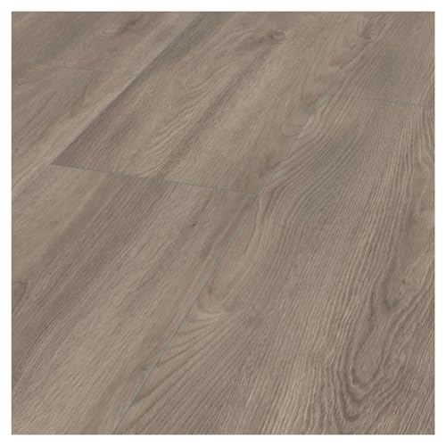 HORI® Laminat-Boden Dielen Bodenbelag XXL - Hochwertiger Laminatboden für eine moderne Raumgestaltung | Strapazierfähig und pflegeleicht | viele Dekore wählbar | | 1380 x 326 mm | Eiche Silber von HORI