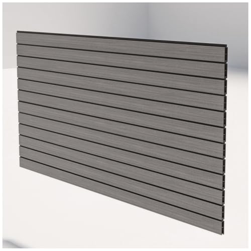 HORI® Rhombus-Style WPC Sichtschutz | Stecksystem | Zaun | Garten | Gartenzaun | Lamellenzaun | Windschutz | Zaunelemente I 180 x 90 cm I Graubeige von HORI