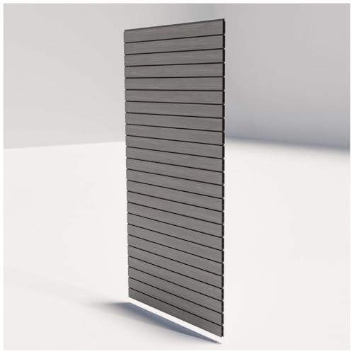 HORI® Rhombus-Style WPC Sichtschutz | Stecksystem | Zaun | Garten | Gartenzaun | Lamellenzaun | Windschutz | Zaunelemente I 90 x 180 cm I Graubeige von HORI