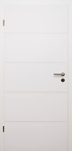 HORI® Zimmertür I Innentüre passend für alle Standard-Zargen mit DIN Größe I 1985 x 860 mm I DIN Links von HORI