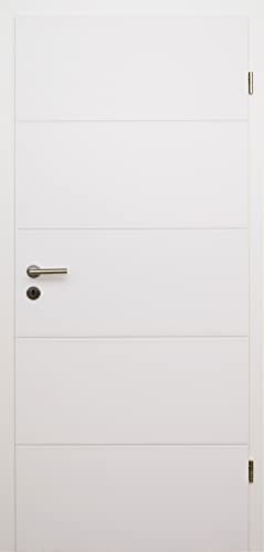 HORI® Zimmertür I Innentüre passend für alle Standard-Zargen mit DIN Größe I 1985 x 860 mm I DIN Rechts von HORI