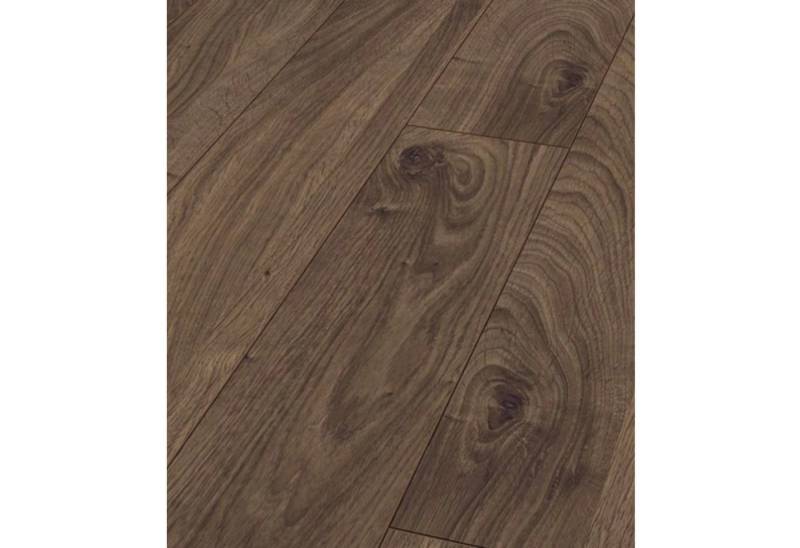 HORI Laminat HORI Laminat Holz, Boden für Wohnräume, einfache Verlegung langlebig, 4 St., Laminat Eiche mit HDF-Trägerplatte, Chalet Mountain, Der blaue Engel von HORI
