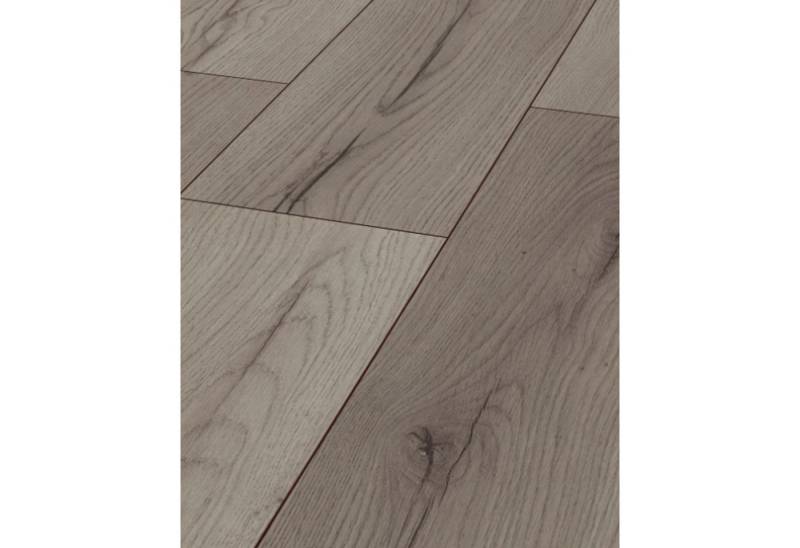 HORI Laminat HORI Laminat Holz, Boden für Wohnräume, einfache Verlegung langlebig, 5 St., Laminat Eiche mit HDF-Trägerplatte, schwimmende Verlegung von HORI