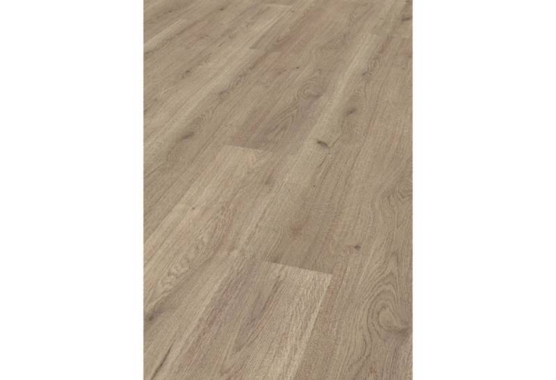 HORI Laminat HORI Laminat Holz, Boden für Wohnräume, einfache Verlegung langlebig, 9 St., Laminat Eiche mit HDF-Trägerplatte, Selection Trend, Der blaue Engel von HORI