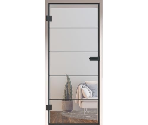 HORI Loft Glastür aus ESG-Sicherheitsglas: Modernes Rechteckiges Design Glastür Innentür für Wohnräume als stilvoller Raumteiler oder Raumtrenner – Unsere Hochwertige Tür aus Klarglas 1972 x 709 mm HORI Loft Glastür aus ESG-Sicherheitsglas: Modernes Rechteckiges Design Glastür Innentür für Wohnräume als stilvoller Raumteiler oder Raumtrenner – Unsere Hochwertige Tür aus Klarglas 1972 x 709 mm von HORI