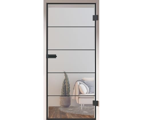 HORI Loft Glastür aus ESG-Sicherheitsglas: Modernes Rechteckiges Design Glastür Innentür für Wohnräume als stilvoller Raumteiler oder Raumtrenner – Unsere Hochwertige Tür aus Klarglas 2097 x 834 mm HORI Loft Glastür aus ESG-Sicherheitsglas: Modernes Rechteckiges Design Glastür Innentür für Wohnräume als stilvoller Raumteiler oder Raumtrenner – Unsere Hochwertige Tür aus Klarglas 2097 x 834 mm von HORI