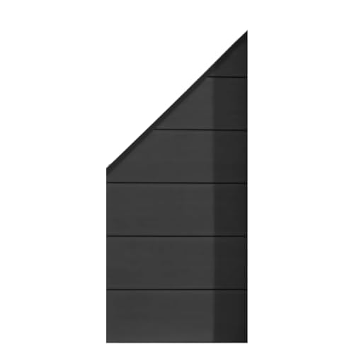 HORI Sichtschutzzaun XXL Schräg | WPC | Sichtschutz | Gartenzaun | Zaun | Lamellenzaun Farbe Anthrazit HORI Sichtschutzzaun XXL Schräg | WPC | Sichtschutz | Gartenzaun | Zaun | Lamellenzaun Farbe Anthrazit von HORI