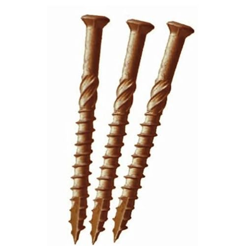 HORI Terrassenschrauben | Schrauben | Farbe: Antik-Braun beschichtet | V2A Edelstahl gehärtet | inkl. Bit | Edelstahlschrauben | Holzschrauben | Terrasse | Garten I 100 Stück I Größe 60 x 5 mm HORI Terrassenschrauben | Schrauben | Farbe: Antik-Braun beschichtet | V2A Edelstahl gehärtet | inkl. Bit | Edelstahlschrauben | Holzschrauben | Terrasse | Garten I 100 Stück I Größe 60 x 5 mm von HORI