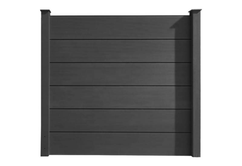 HORI Zaun HORI WPC Sichtschutzzaun Stecksystem, Gartenzaun witterungsbeständig, (Komplettset, 15-St., 3x Sichtschutzzaun 4x Verbindungspfosten 4x Konsole 4x Pfostenkappe), 3x Sichtschutzzaun 4x Verbindungspfosten 4x Konsole 4x Pfostenkappe von HORI